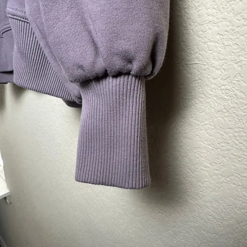 a new day | Size XL Purple Sweater Lilac Puff Sleeve Pullover Sweater